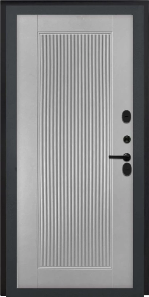 Входная дверь ДвериПРО Модель L-48 ПВХ 10мм Астрод Velutto Grigio DPRO196759 внутренняя сторона