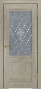 Межкомнатная дверь ЛУ-52 (Дуб серый, до)