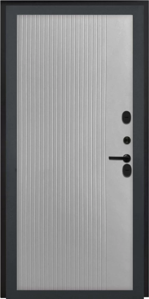 Входная дверь ДвериПРО L-Термо серебро ФЛ-790 Velutto Grigio DPRO196830 внутренняя сторона