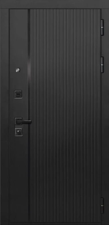 Входная дверь ДвериПРО L-45 Экошпон СБ-3 (16мм, капучино) DPRO198312 внешняя сторона