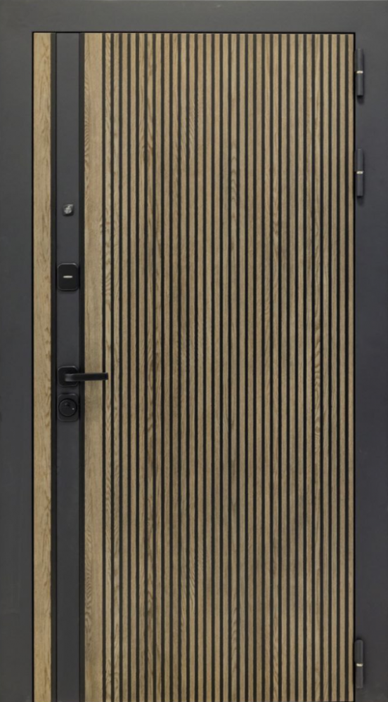 Входная дверь ДвериПРО Rosna ФЛ-700 (10мм, ясень грей) DPRO198026 внешняя сторона