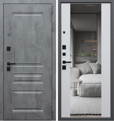 Дверь Лира с зеркалом